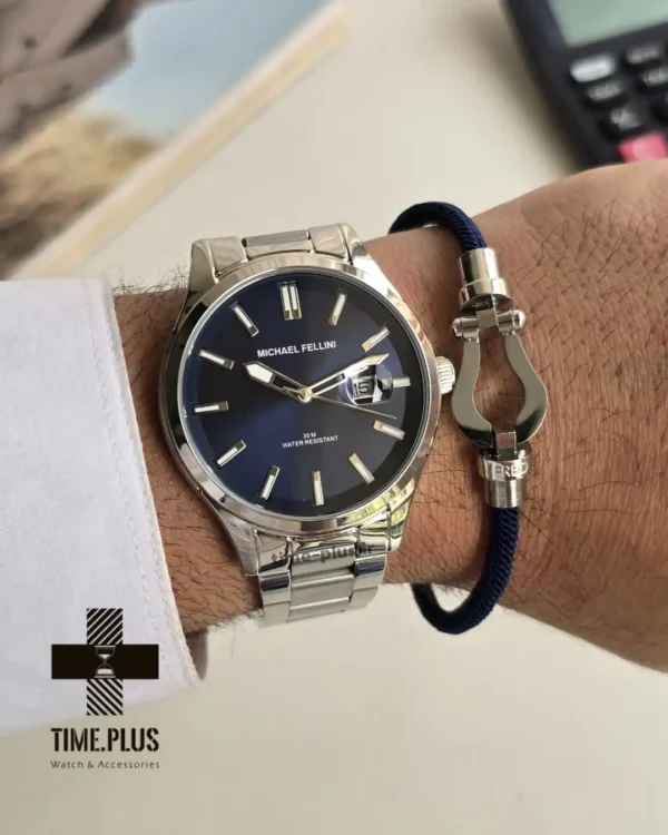 ساعت مچی مردانه مایکل فلینی مدل MF-2420G-D سرمه ای