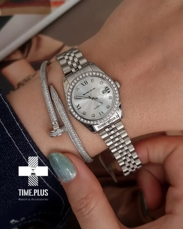 ساعت مچی زنانه مایکل فلینی مدل MF-2422L-B نقره ای