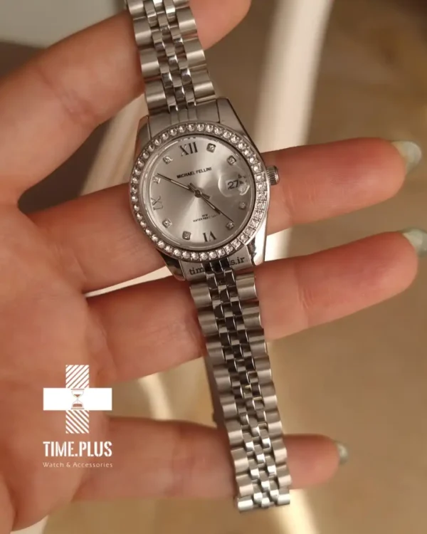 ساعت مچی زنانه مایکل فلینی مدل MF-2422L-B نقره ای