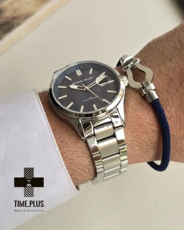 ساعت مچی مردانه مایکل فلینی مدل MF-2420G-D سرمه ای