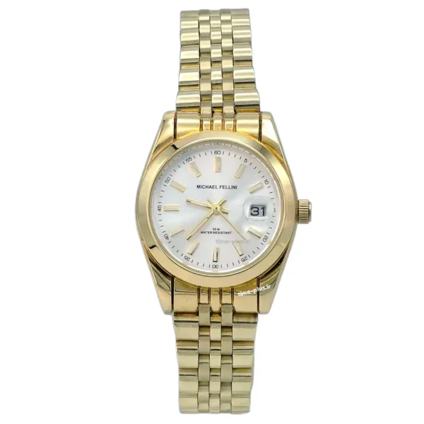 ساعت مچی زنانه مایکل فلینی مدل MF-2435L-F طلایی