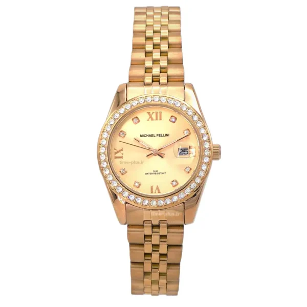 ساعت مچی زنانه مایکل فلینی مدل MF-2422L-E رزگلد