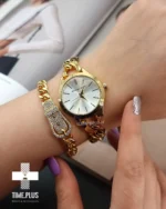 ساعت مچی زنانه مایکل کورس مدل MK_6028 زنجیری طلایی