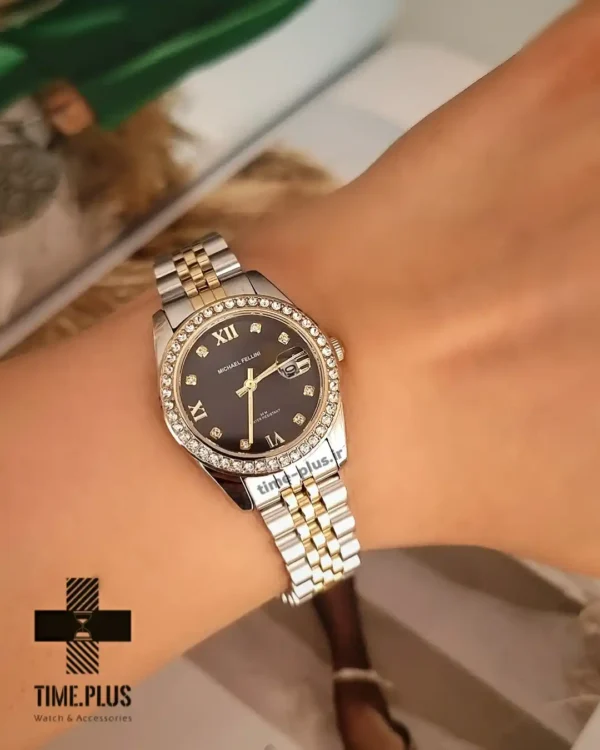 ساعت مچی زنانه مایکل فلینی مدل MF-2422L-D طلایی