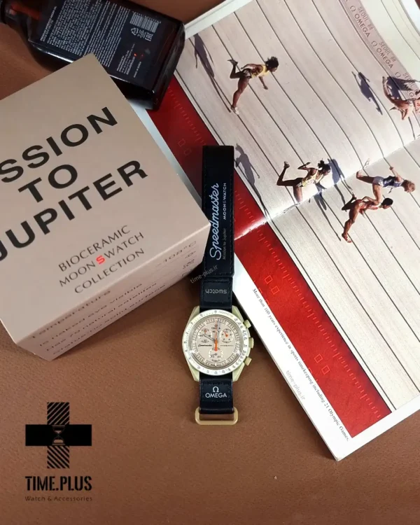 ساعت مچی زنانه امگاسواچ مدل Mission To Jupiter کرم