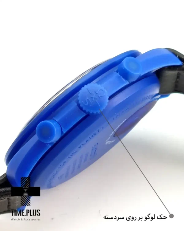 ساعت مچی مردانه امگاسواچ مدل Mission To Neptune مشکی و آبی