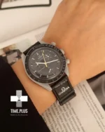 ساعت مچی مردانه امگاسواچ مدل Mission To The Moon Moonshine Gold طوسی