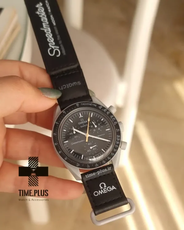 ساعت مچی مردانه امگاسواچ مدل Mission To The Moon Moonshine Gold طوسی