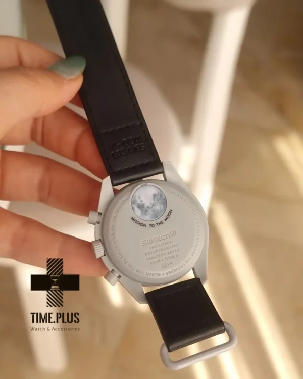 ساعت مچی مردانه امگاسواچ مدل Mission To The Moon Moonshine Gold طوسی