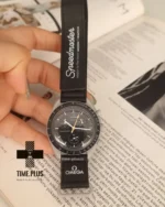 ساعت مچی زنانه امگاسواچ مدل Mission To The Moon Moonshine Gold طوسی