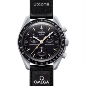 ساعت مچی زنانه امگاسواچ مدل Mission To The Moon Moonshine Gold طوسی