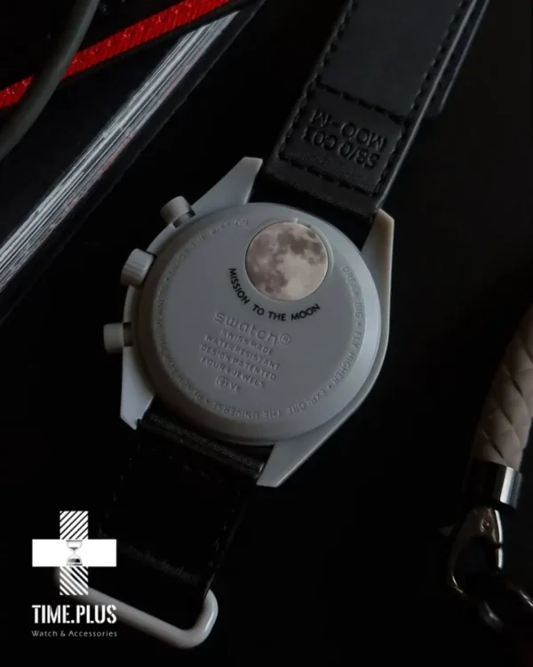 ساعت مچی مردانه امگاسواچ مدل Mission to Moon مشکی طوسی