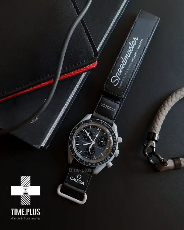 ساعت مچی مردانه امگاسواچ مدل Mission to Moon مشکی طوسی