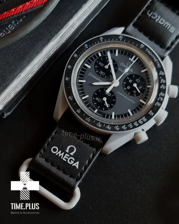 ساعت مچی مردانه امگاسواچ مدل Mission to Moon مشکی طوسی