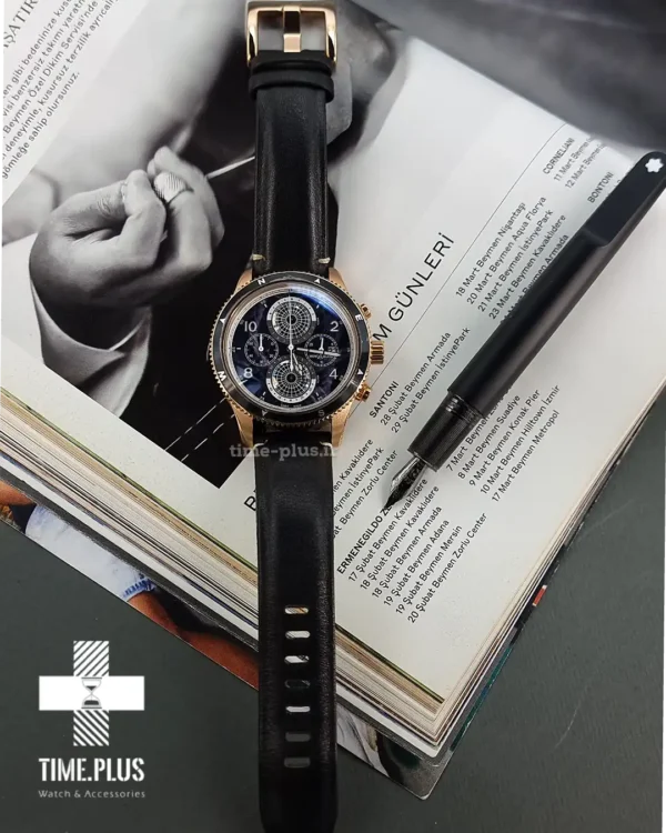 ساعت مچی مردانه مون‌بلان سرمه ای