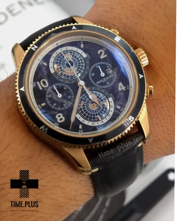 ساعت مچی مردانه مون‌بلان سرمه ای