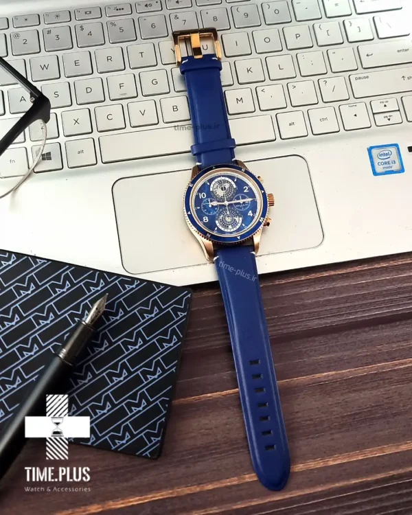 ساعت مچی مردانه مون‌بلان سرمه ای