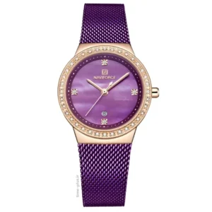 ساعت مچی زنانه نیوی فورس مدل NF5005L رزگلد