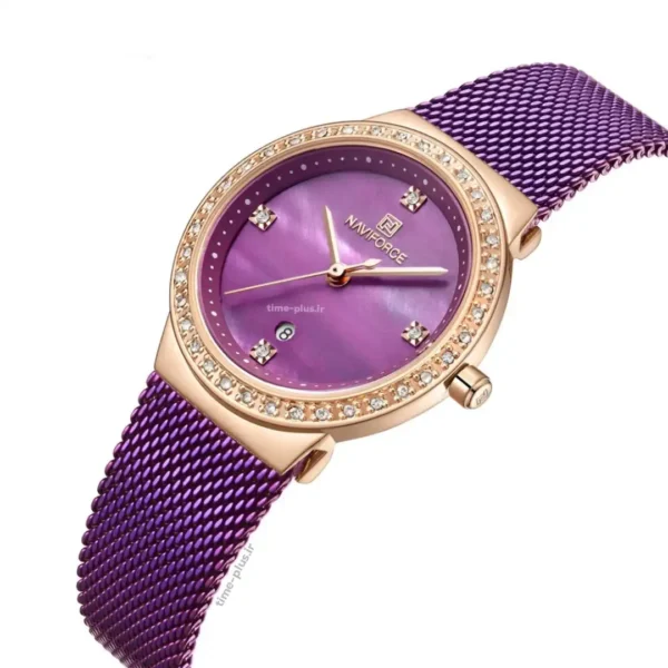 ساعت مچی زنانه نیوی فورس مدل NF5005L رزگلد