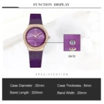 ساعت مچی زنانه نیوی فورس مدل NF5005L رزگلد