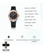 ساعت مچی زنانه نیوی فورس مدل NF5026 نقره ای رزگلد