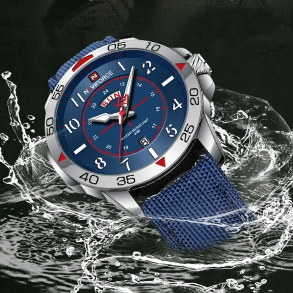 ساعت مچی مردانه نیوی فورس مدل 9204 سرمه ای