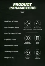 ساعت مچی مردانه نیوی فورس مدل 9204 سرمه ای