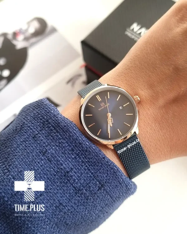 ساعت مچی زنانه نیوی فورس مدل NF3012-L طلایی