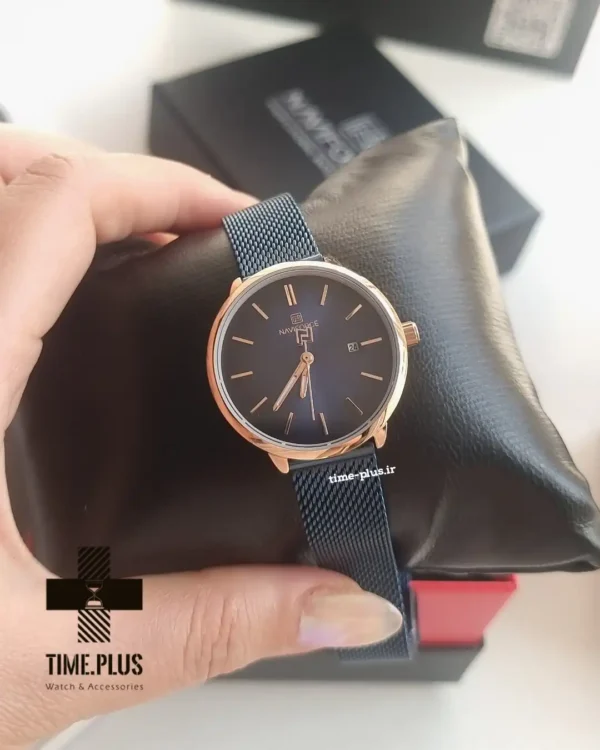 ساعت مچی زنانه نیوی فورس مدل NF3012-L طلایی