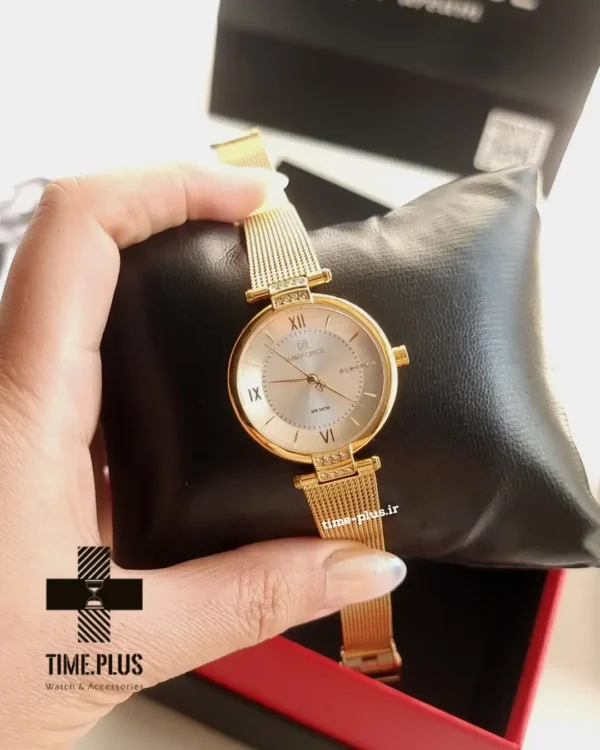 ساعت مچی زنانه نیوی فورس مدل NF5019G طلایی