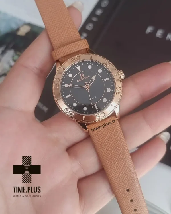 ساعت مچی زنانه نیوی فورس مدل NF5020 رزگلد