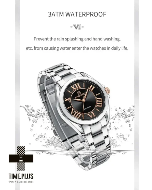 ساعت مچی زنانه نیوی فورس مدل NF5037 نقره ای