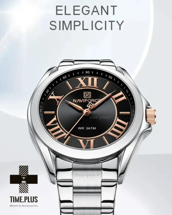 ساعت مچی زنانه نیوی فورس مدل NF5037 نقره ای