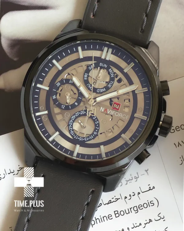 ساعت مچی مردانه نیوی فورس مدل NF9129 طوسی