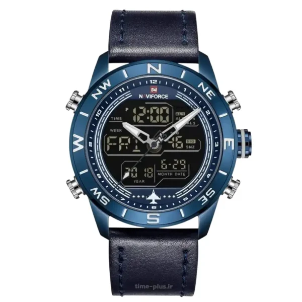 ساعت مچی مردانه نیوی فورس مدل NF9144 سرمه ای و مشکی