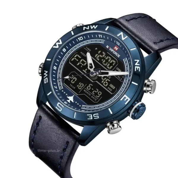 ساعت مچی مردانه نیوی فورس مدل NF9144 سرمه ای و مشکی