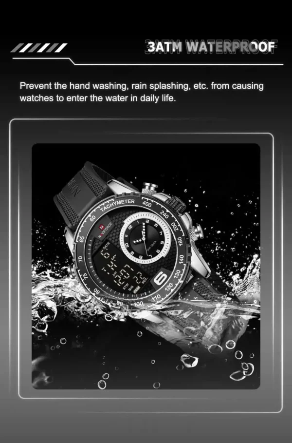 ساعت مچی مردانه نیوی فورس مدل NF9199 مشکی