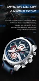 ساعت مچی مردانه نیوی فورس مدل NF9211 سرمه ای