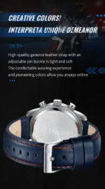 ساعت مچی مردانه نیوی فورس مدل NF9211 سرمه ای