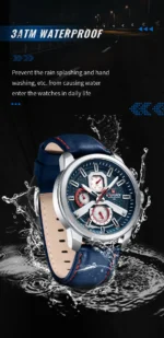 ساعت مچی مردانه نیوی فورس مدل NF9211 سرمه ای