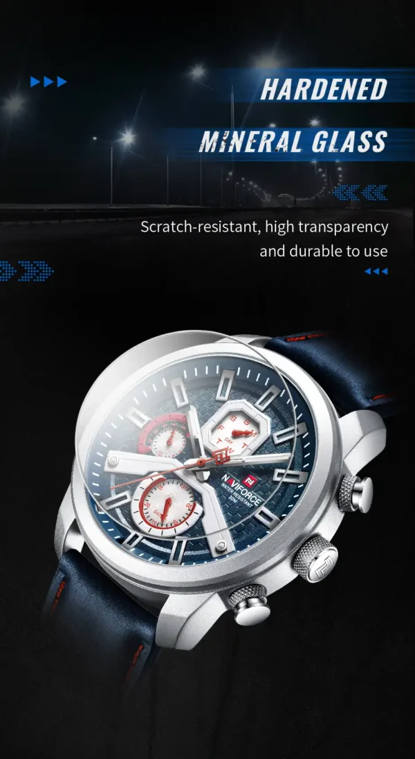 ساعت مچی مردانه نیوی فورس مدل NF9211 سرمه ای