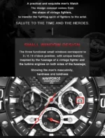 ساعت مچی مردانه نیوی فورس مشکی