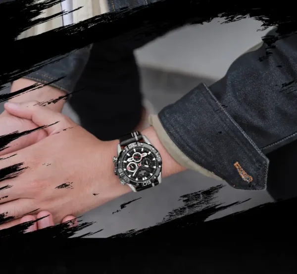 ساعت مچی مردانه نیوی فورس مشکی