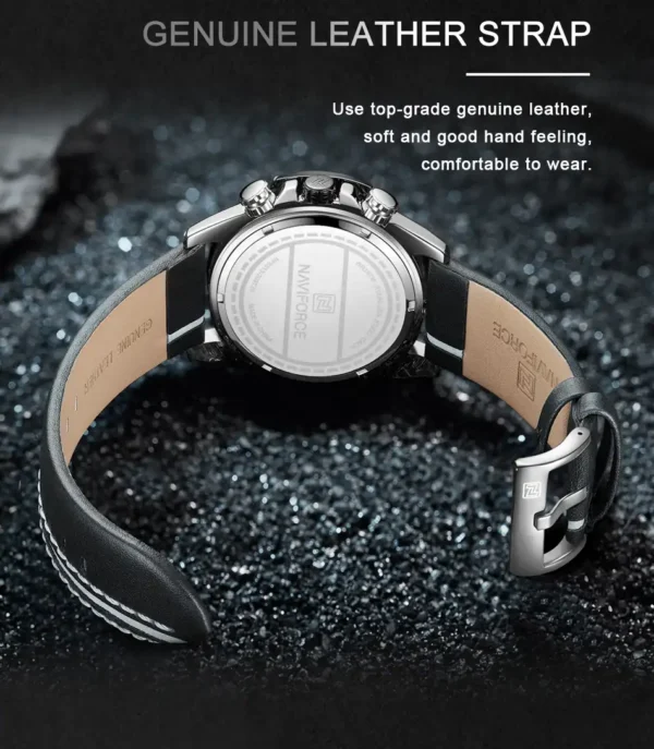 ساعت مچی مردانه نیوی فورس مشکی