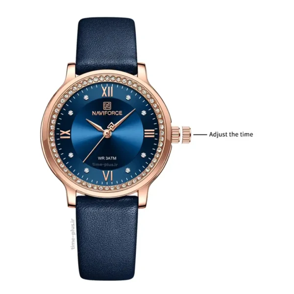 ساعت مچی زنانه نیوی فورس مدل Nf5036 رزگلد