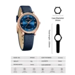 ساعت مچی زنانه نیوی فورس مدل Nf5036 رزگلد