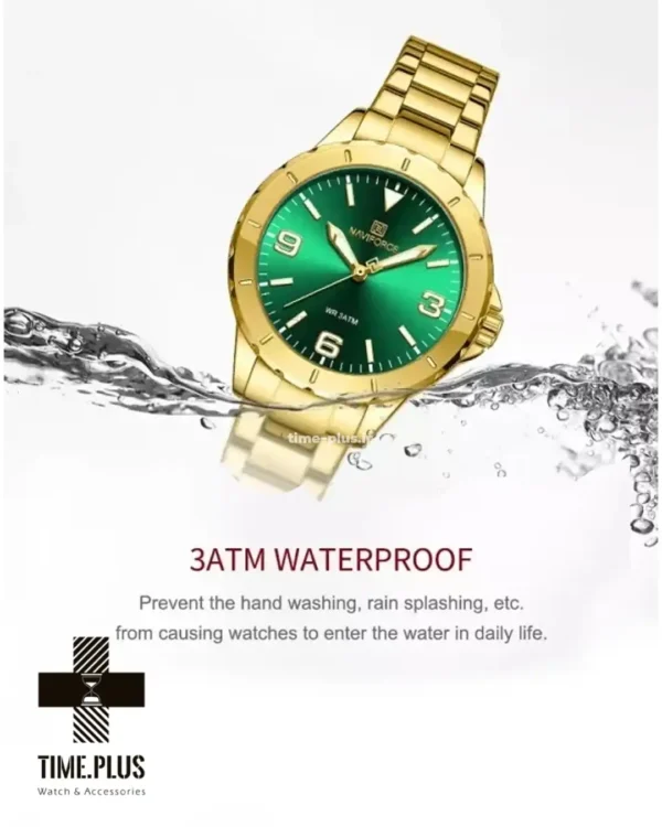 ساعت مچی زنانه نیوی فورس مدل NF5022 طلایی