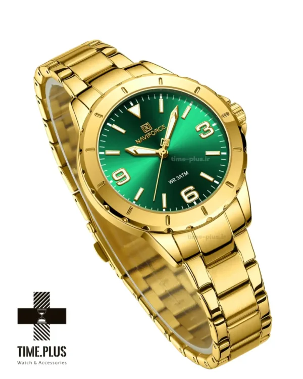 ساعت مچی زنانه نیوی فورس مدل NF5022 طلایی