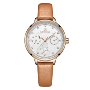 ساعت مچی زنانه نیوی فورس مدل NF5003 رزگلد