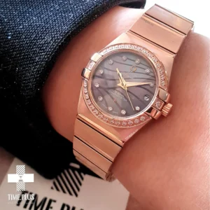 ساعت مچی زنانه امگا رزگلد